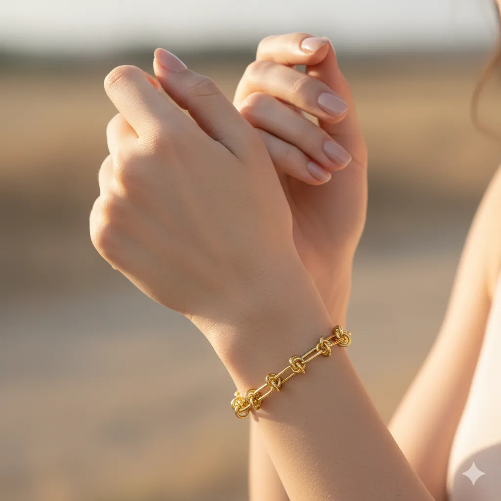 binded chain bracelet 